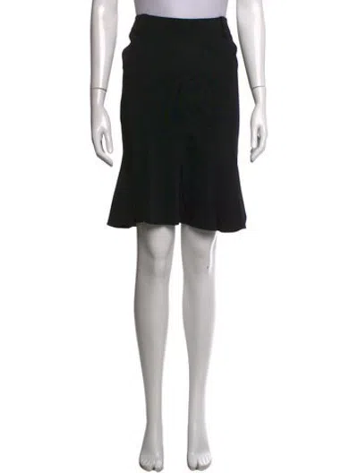Pre-owned Versace Vintage Mini Skirt In Black