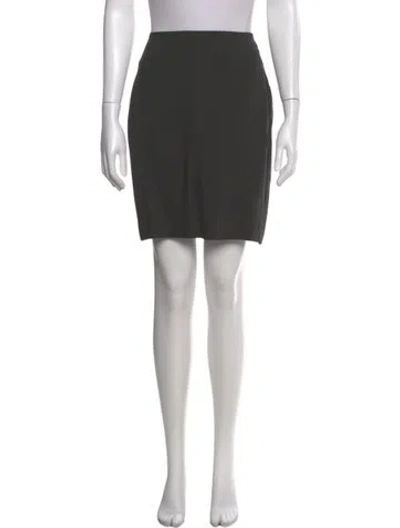 Pre-owned Versace Vintage Mini Skirt In Grey