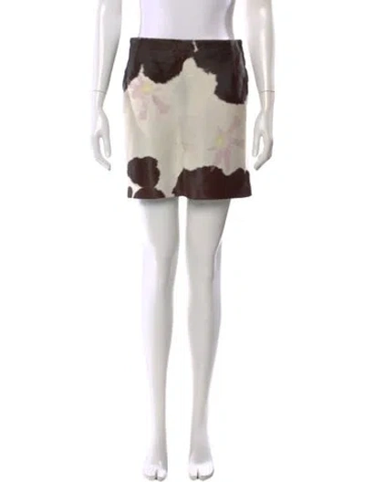 Pre-owned Versace Vintage Mini Skirt In Multi