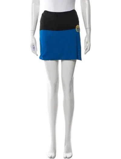 Pre-owned Versace Vintage Mini Skirt In Multi