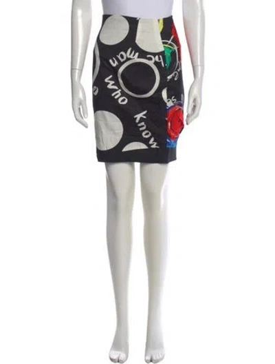 Pre-owned Versace Vintage Mini Skirt In Multi