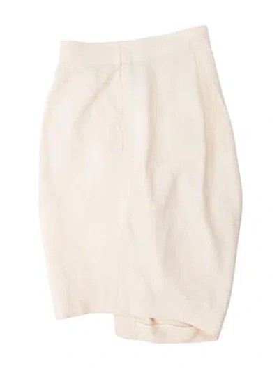 Pre-owned Versace Vintage Mini Skirt In Neutral