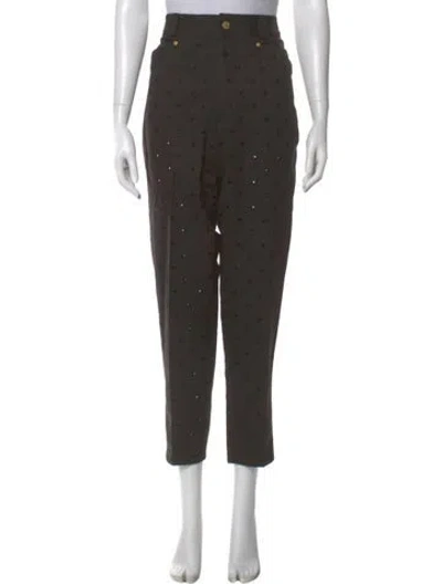 Pre-owned Versace Vintage Pants In Black