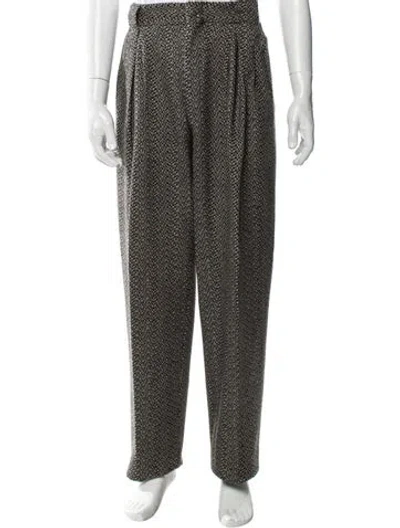 Pre-owned Versace Vintage Pants In Black