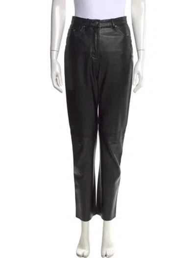 Pre-owned Versace Vintage Pants In Black