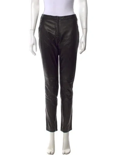 Pre-owned Versace Vintage Skinny Leg Pants In Black