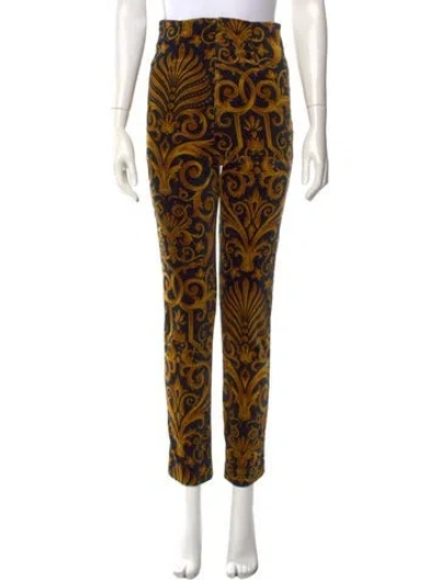 Pre-owned Versace Vintage Skinny Leg Pants In Multi
