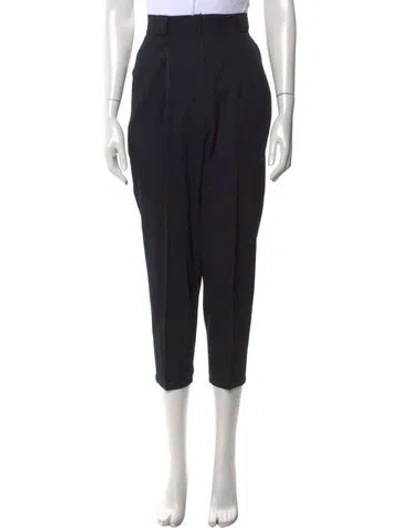 Pre-owned Versace Vintage Straight Leg Pants In Black