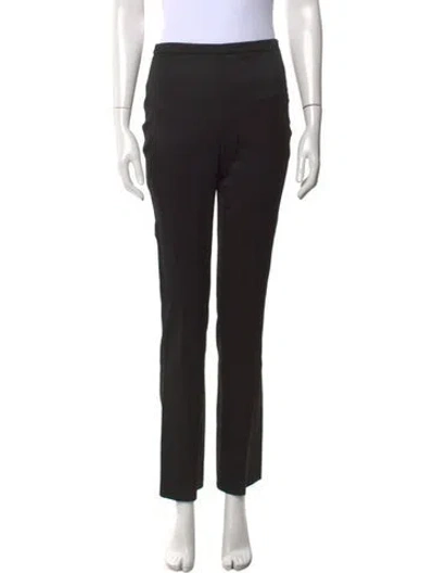 Pre-owned Versace Vintage Straight Leg Pants In Black