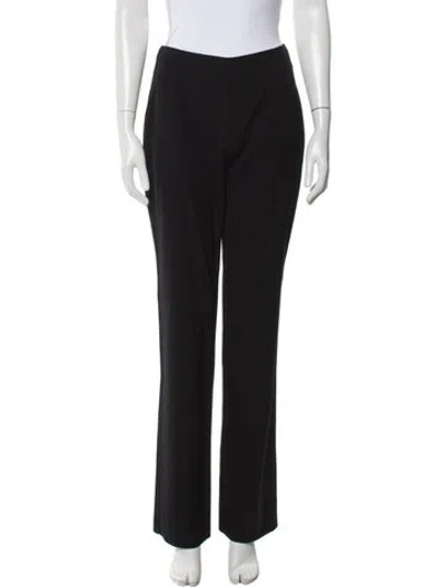 Pre-owned Versace Vintage Straight Leg Pants In Black