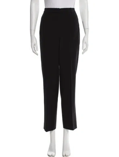 Pre-owned Versace Vintage Straight Leg Pants In Black