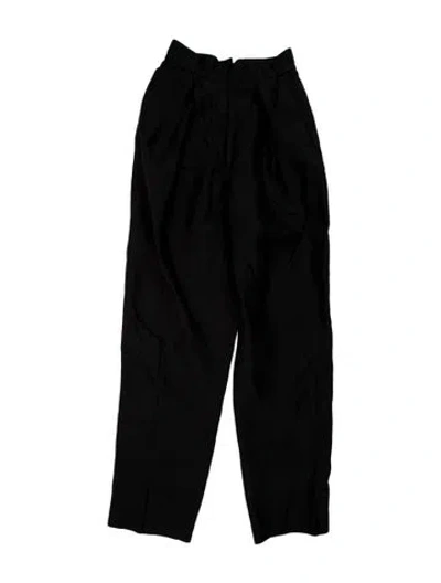 Pre-owned Versace Vintage Straight Leg Pants In Black