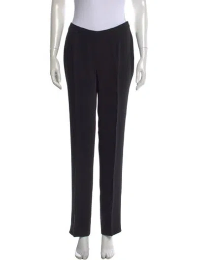 Pre-owned Versace Vintage Straight Leg Pants In Black