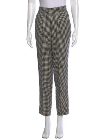 Pre-owned Versace Vintage Straight Leg Pants In Black