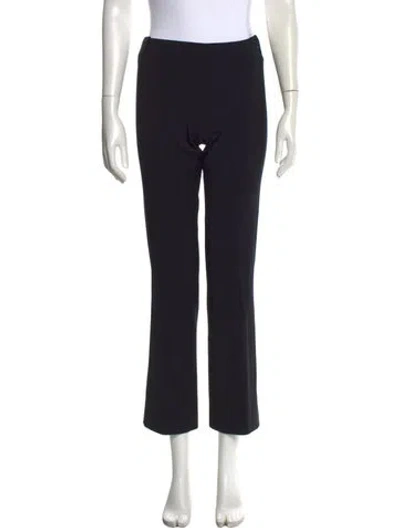 Pre-owned Versace Vintage Straight Leg Pants In Black
