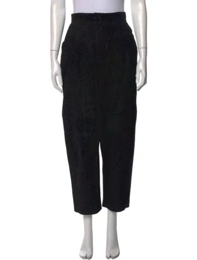 Pre-owned Versace Vintage Straight Leg Pants In Black