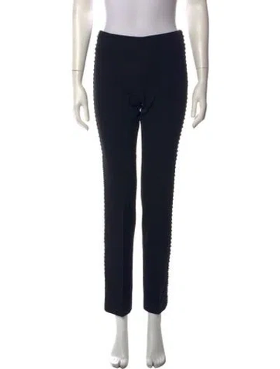 Pre-owned Versace Vintage Straight Leg Pants In Black