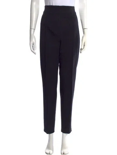 Pre-owned Versace Vintage Straight Leg Pants In Black