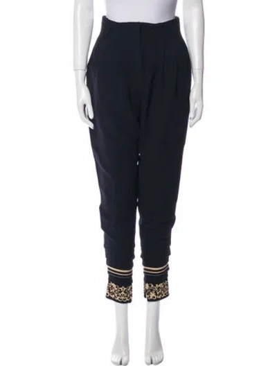 Pre-owned Versace Vintage Straight Leg Pants In Blue