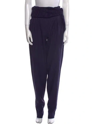 Pre-owned Versace Vintage Straight Leg Pants In Blue