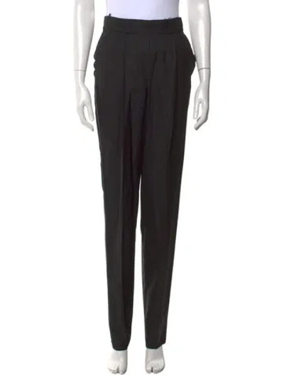 Pre-owned Versace Vintage Straight Leg Pants In Gray