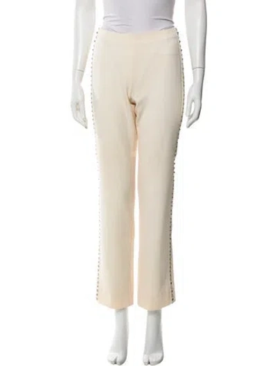 Pre-owned Versace Vintage Straight Leg Pants In Neutral
