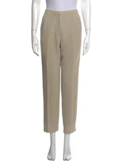 Pre-owned Versace Vintage Straight Leg Pants In Neutrals