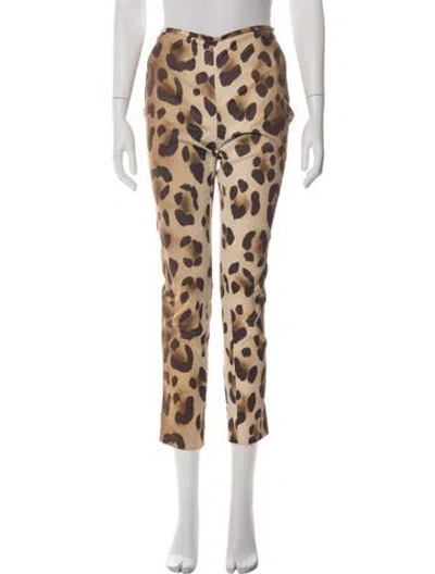 Pre-owned Versace Vintage Straight Leg Pants In Neutrals