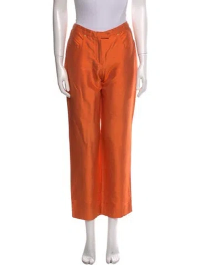 Pre-owned Versace Vintage Straight Leg Pants In Orange