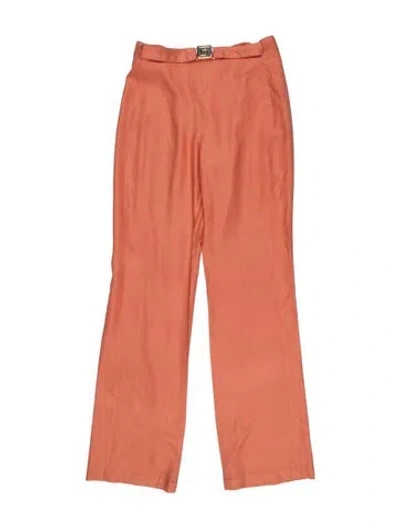 Pre-owned Versace Vintage Straight Leg Pants In Orange