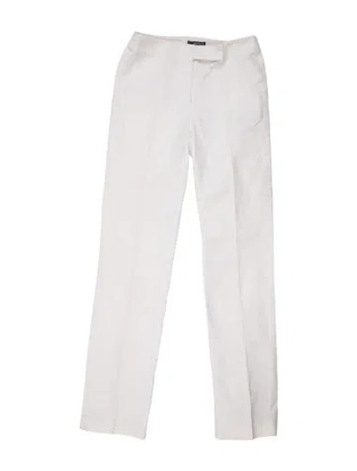Pre-owned Versace Vintage Straight Leg Pants In White