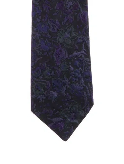 Pre-owned Versace Vintage Tie W/ Tags In Purple