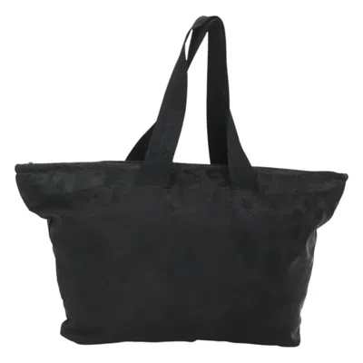 Pre-owned Versace Vintage Tote Nylon Nylon Tote Bag Bag () In Black
