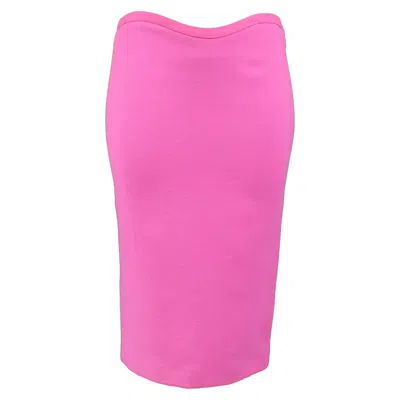Pre-owned Versace Vintage  Pink Pencil Skirt 2002