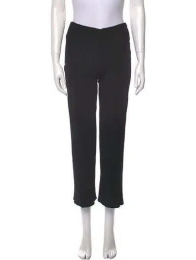 Pre-owned Versace Vintage Wide Leg Pants In Black