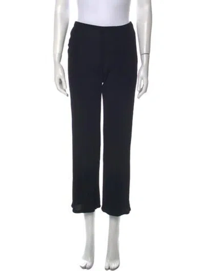 Pre-owned Versace Vintage Wide Leg Pants In Black