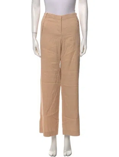 Pre-owned Versace Vintage Wide Leg Pants In Neutral