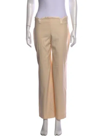 Pre-owned Versace Vintage Wide Leg Pants In Neutrals