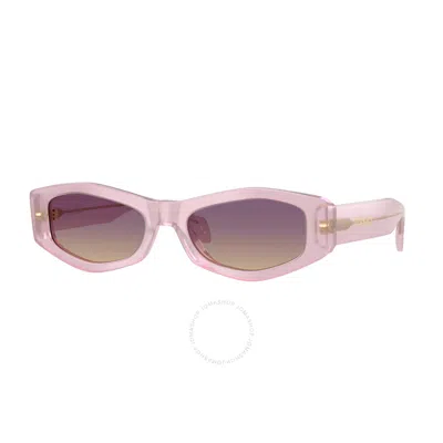 Versace Violet Gradient Yellow Geometric Ladies Sunglasses Ve4487 551370 54