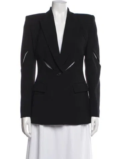 Pre-owned Versace Virgin Wool Blazer In Black