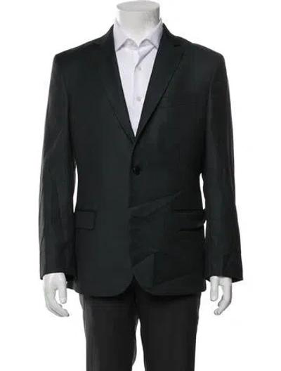 Pre-owned Versace Virgin Wool Blazer In Green
