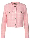 Versace Virgin Wool Blend Jacket In Pink