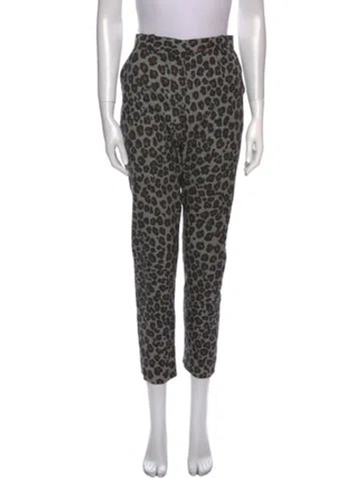 Pre-owned Versace Virgin Wool Straight Leg Pants W/ Tags In Black