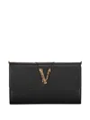 Versace Virtus Clutch Bag In 黑色
