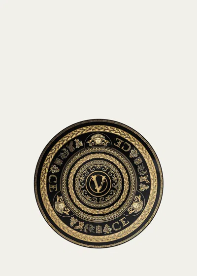 Versace Virtus Gala Black Service Plate