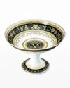 Versace Virtus Gala Footed Bowl In Virtus Gala