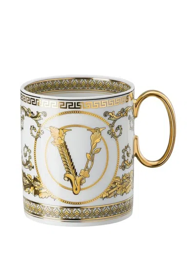 Versace Virtus Gala Mug In White