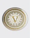 Versace Virtus Gala White Bread & Butter Plate In Multi