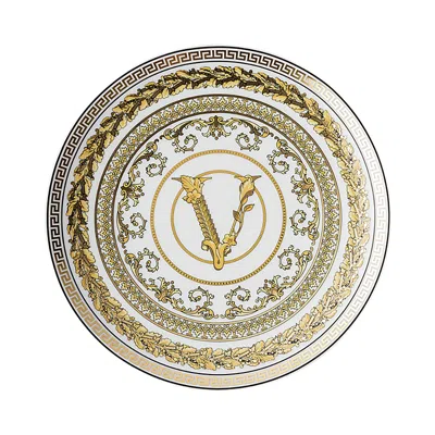 VERSACE VIRTUS GALA WHITE BREAD & BUTTER PLATE