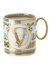 VERSACE VIRTUS GALA WHITE MUG WITH HANDLE